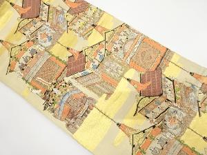 アンティーク 祇園祭模様織り出し袋帯(材料)